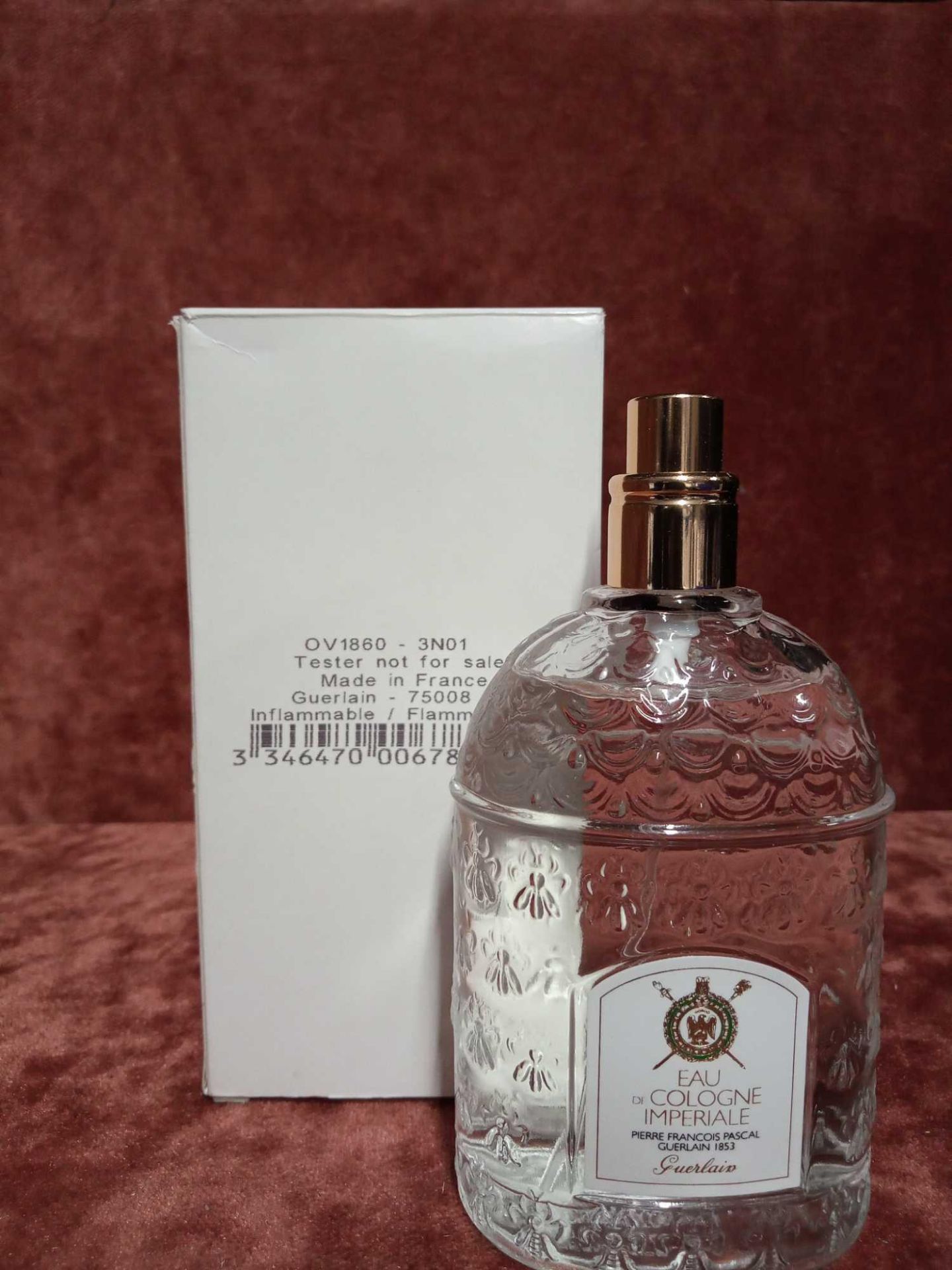 RRP £70 Boxed 100Ml Tester Bottle Of Guerlain Cologne Du Parfumier Eau De Cologne Spray