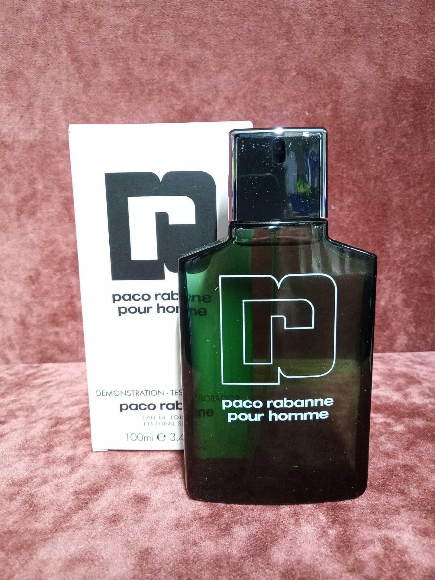 RRP £60 Boxed 100Ml Tester Bottle Of Paco Rabanne Pour Homme Eau De Toilette Spray