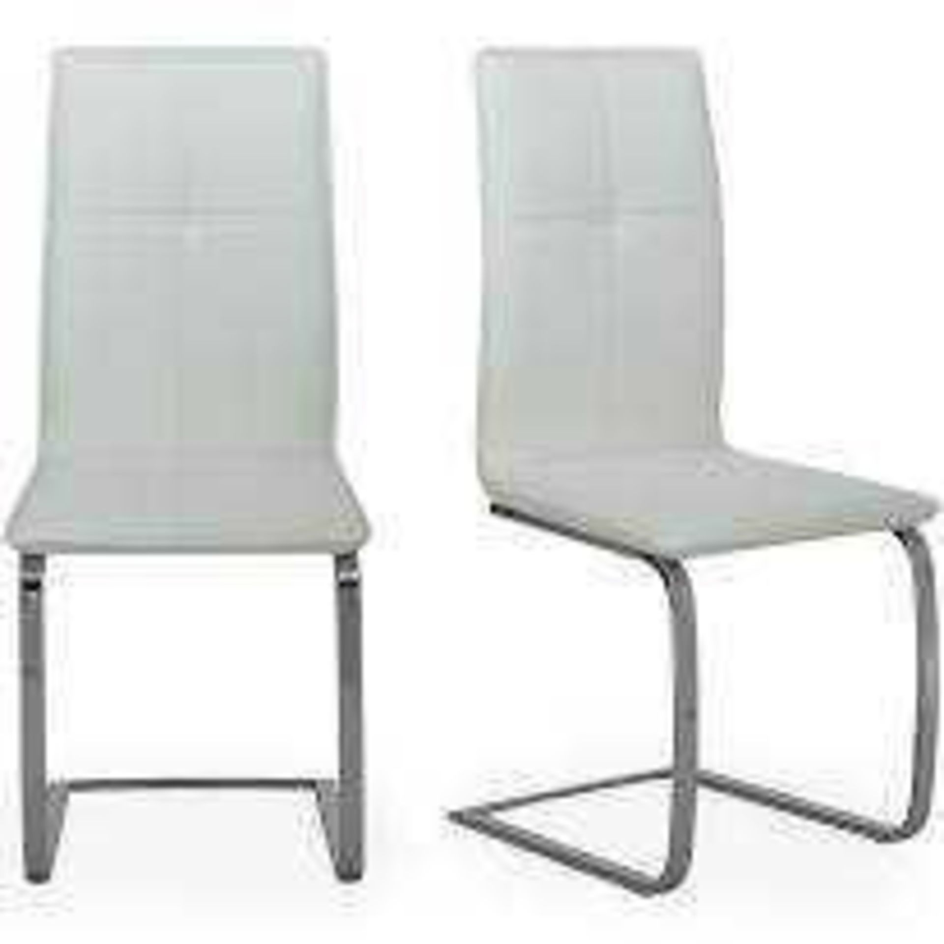 RRP £100 Unboxed Singular Dining Chair In White Frame