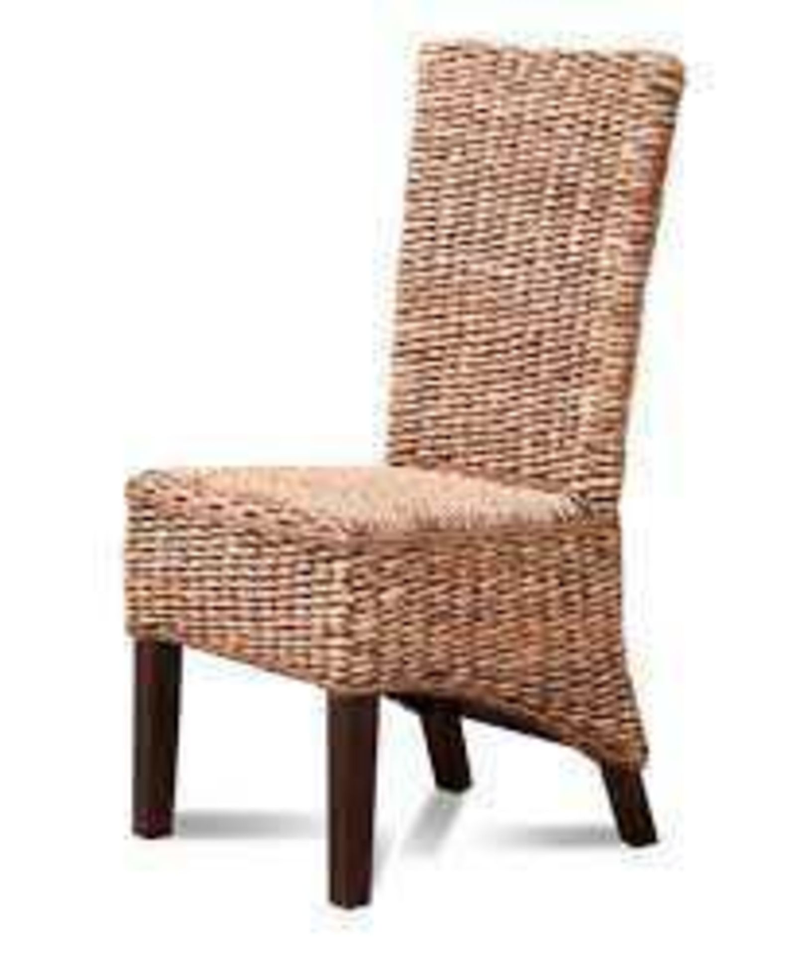 RRP £100 Boxed Outdoor Rattan Dining Chair With Da