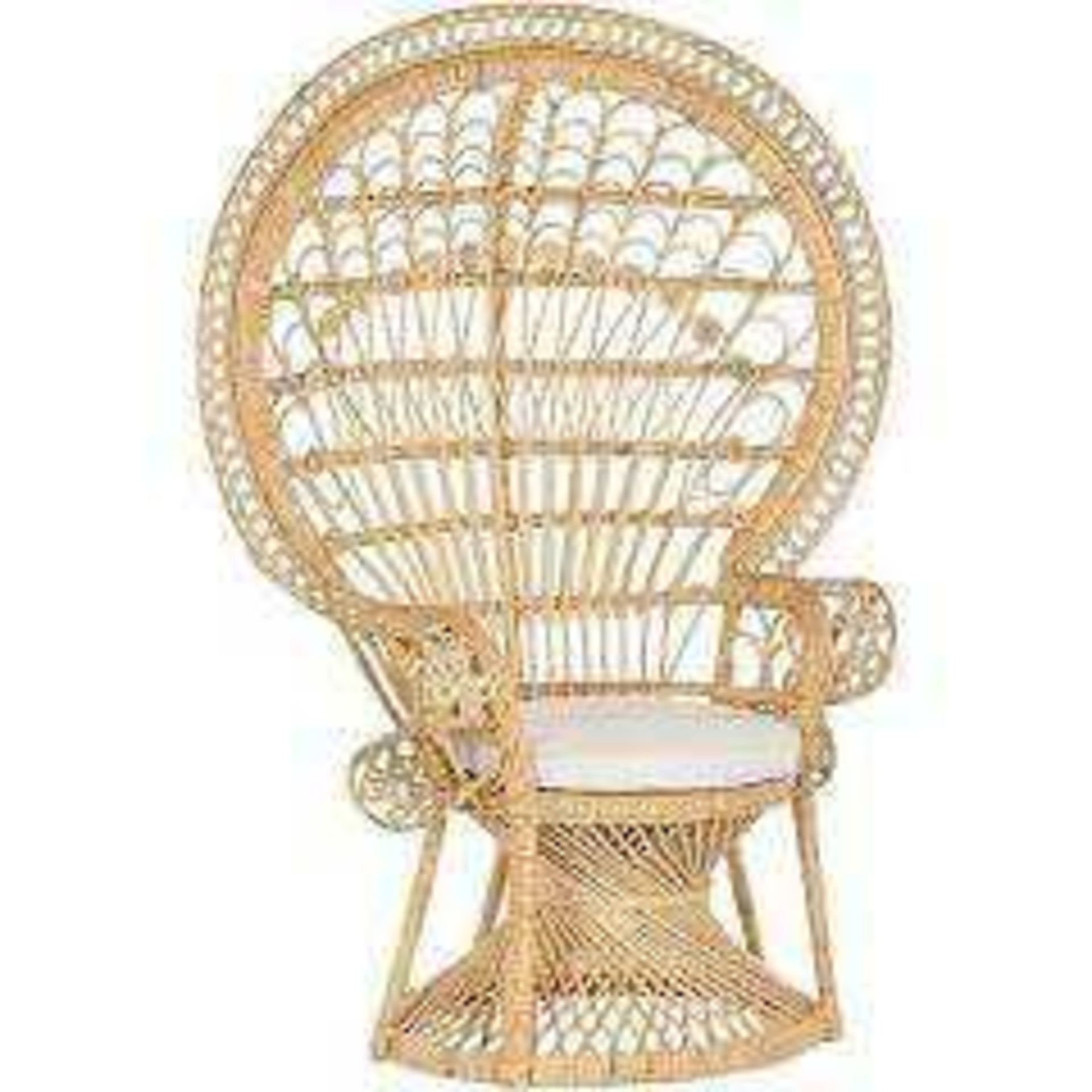 RRP £150 Boxed Innovators Rattan Style Chair With