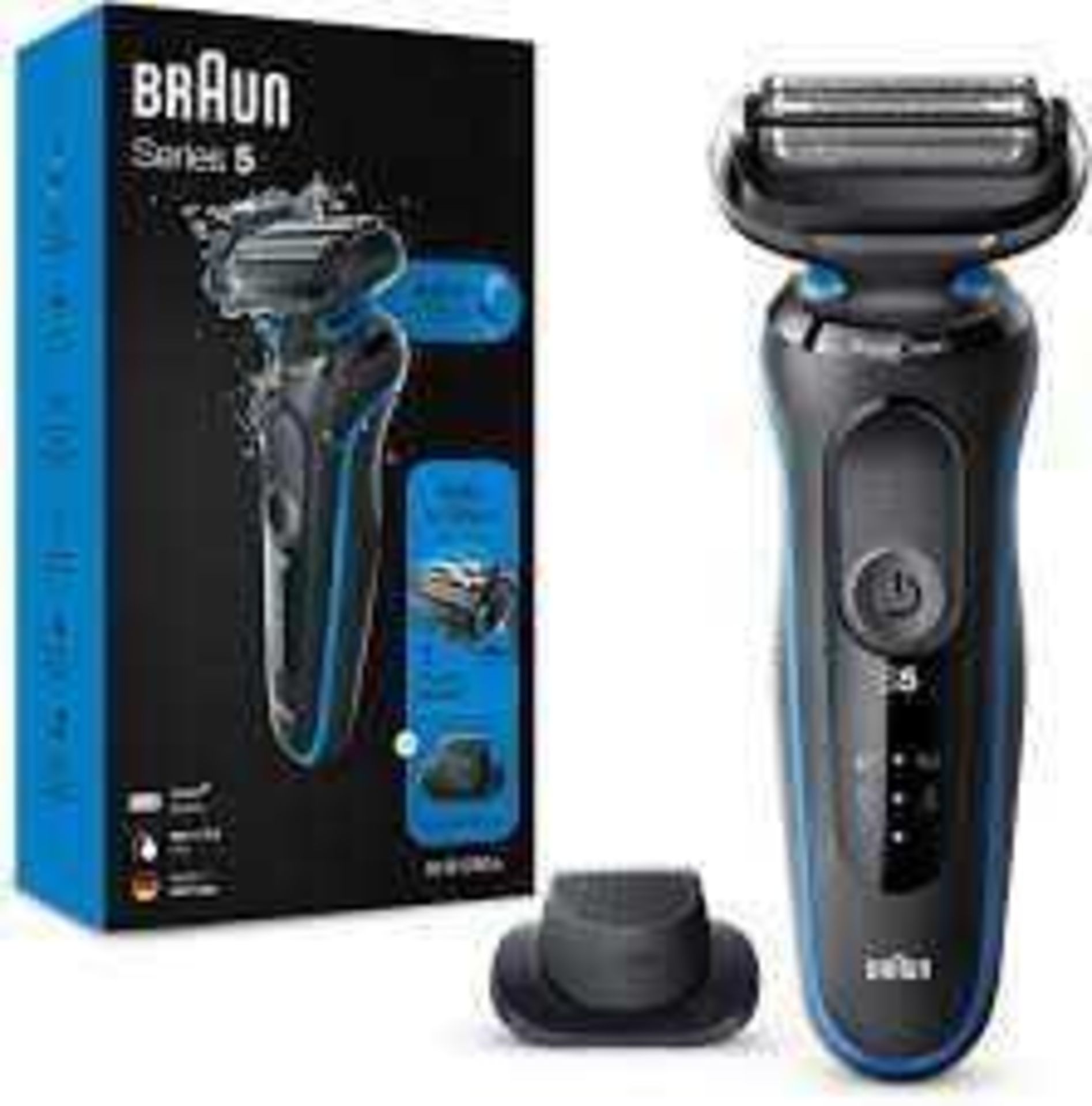RRP £130 Boxed Braun Series 5 Clean And Close Easy