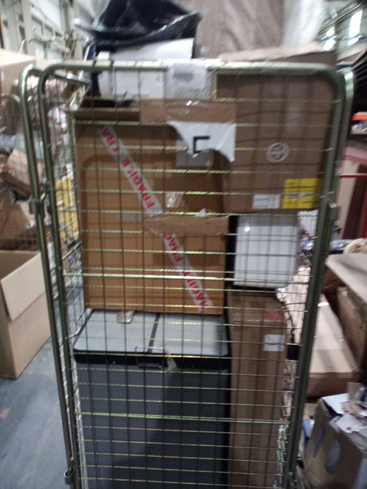 Combined RRP £700 Cage To Contain Rugs Bins Me Kitchenware