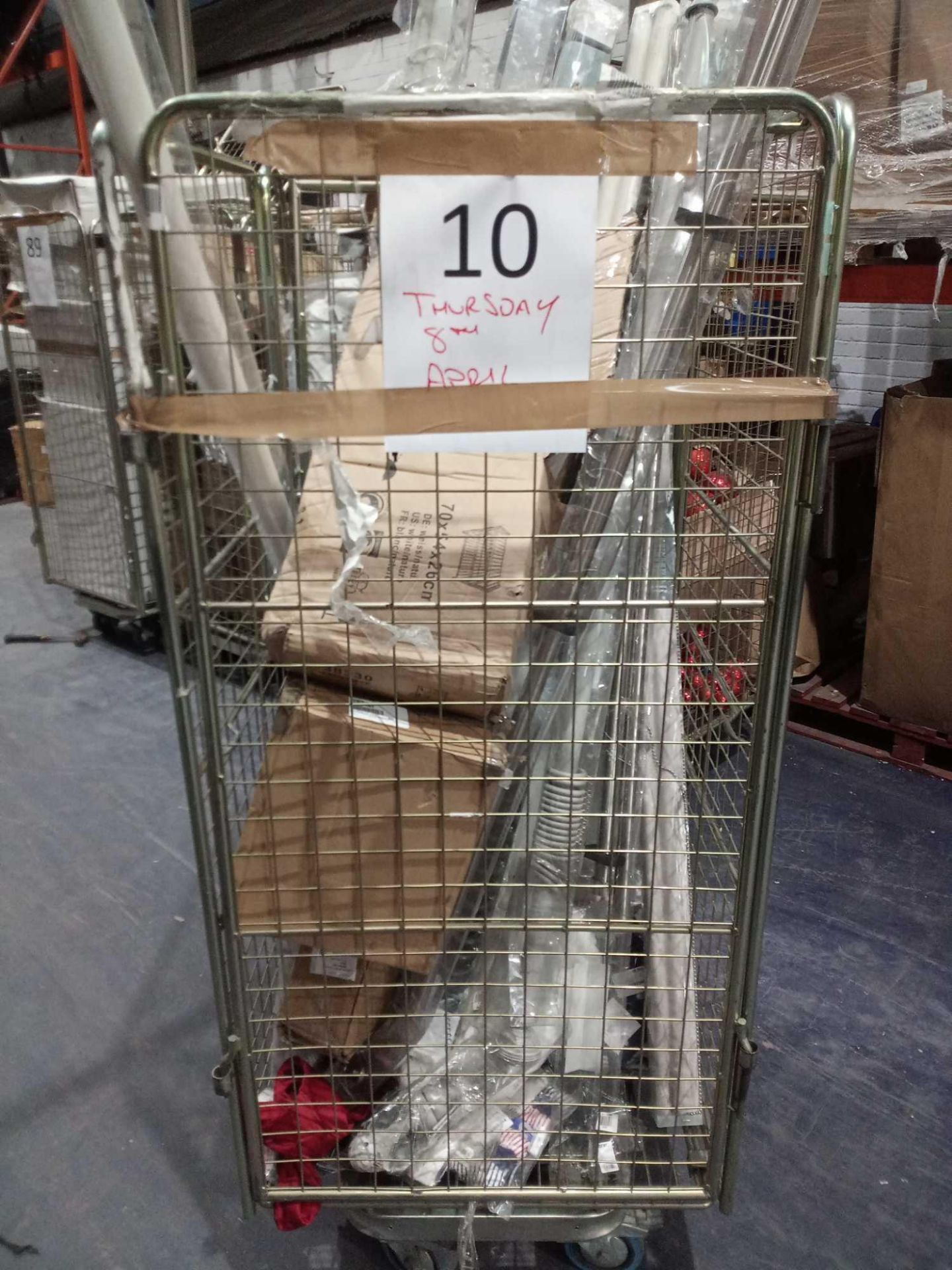 Combined RRP £500 Cage To Contain Blinds, Storage Units And Clothing