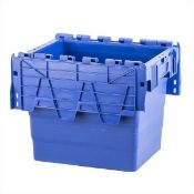 RRP £150 Lot To Contain 10 Blue Tote Boxes