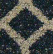 RRP £270 Bagged And Rolled Admiral Navy And Light Grey Hexagon Carpet 4M X 2.63M (097145) (