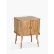 RRP £220 Boxed John Lewis Grayson Storage Side Table Oak