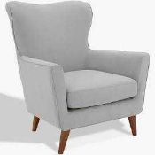 RRP £500 Unboxed Jl Thomas Single Chair In Grey