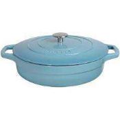 Combined RRP £170 Lot To Contain Two Boxed John Lewis Cast Iron 31Cm Shallow Casserole Dishes With L