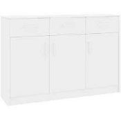 RRP £350 Boxed 1000 Cabinet In Gloss White