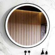 RRP £225 Boxed John Lewis Frame Illuminated Mirror Round