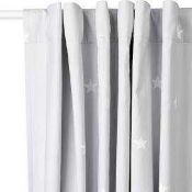 Combined RRP £140 Lot To Contain Bagged John Lewis Barathea Blackout Lined Curtains In Duck Egg And