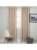 RRP £160 Bagged John Lewis Croft Collection Skye Ochre Lined Pencil Pleat Curtains