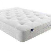 RRP £525 Silent Night Miracoil Sleep Soundly Comfort Mattress With Bed Base No Headboard
