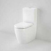 RRP £150 Boxed Wall Faced Toilet Suite Bottom Inlet In White