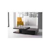 RRP £270 Boxed Helsinki Black Ash Modern End Table