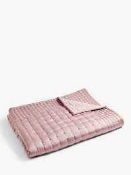 RRP £350 Bagged John Lewis Hotel Silk Quilt Pink 280X260Cm