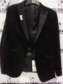 RRP £125 Unbagged John Lewis Kin Velvet Blazer In Black