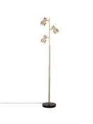 RRP £115 Boxed John Lewis Shelby Floor Lamp In Brass