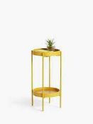 RRP £100 Boxed John Lewis Jax Small Side Table In Mustard