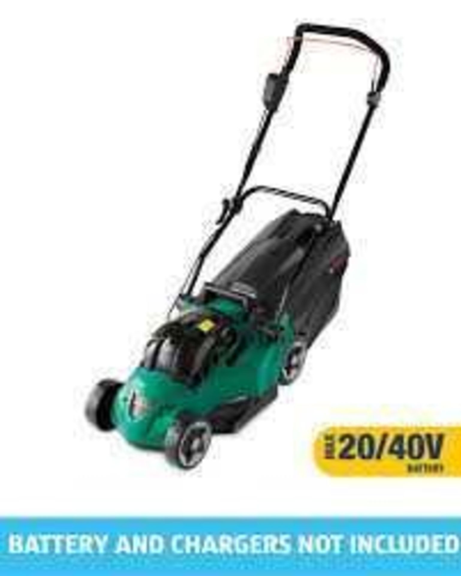 Combined RRP £120 Lot To Contain Two Boxed Ferrex 40 V Cordless Lawnmowers