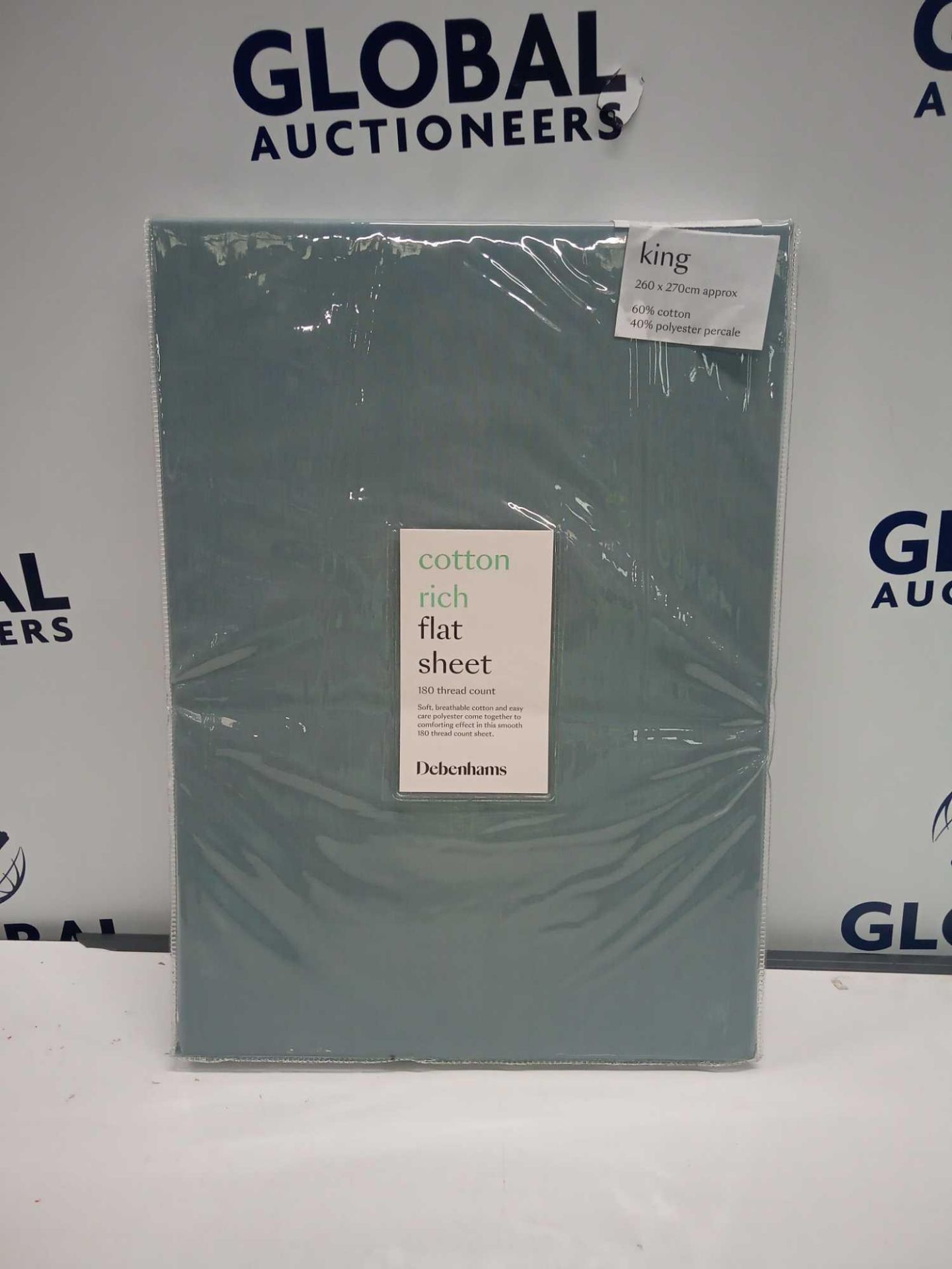 RRP £200 Lot To Contain 11 Brand New Sealed And Tagged Cotton Rich Flat Sheet For Beds From High En