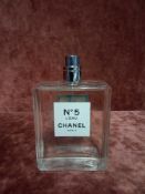 RRP £100 Unboxed 100 Ml Tester Bottle Of Chanel No 5 L'Eau Eau De Toilette Spray Ex-Display