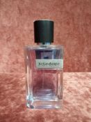 RRP £75 Unboxed 100 Ml Tester Bottle Of Yves Saint Laurent Y Eau De Toilette Spray Ex-Display