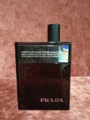 RRP £100 Unboxed 100Ml Tester Bottle Of Prada Amber Pour Homme Intense Eau De Parfum Ex-Display