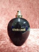 RRP £60 Unboxed 75 Ml Tester Bottle Of Roberto Cavalli Nero Abssoluto Eau De Parfum Spray Ex-Display