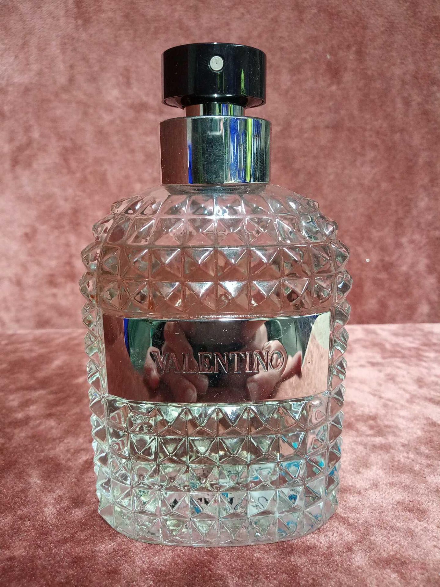 RRP £90 Unboxed 125Ml Tester Bottle Of Valentino Uomo Eau De Toilette Ex-Display