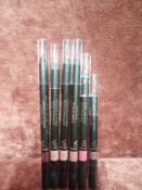 RRP £120 Lot To Contain 6 Tester Of Chanel Le Crayon Levres Precision Lip Definer In Assorted Shades