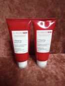 RRP £120 Gift Bag To Contain 2 Brand New Tester Of Clarins Pro V Shaping Facial Lift 200 Ml Each