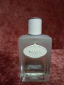 RRP £80 Unboxed 100Ml Tester Bottle Of Prada Milano Infusion D'Iris Eau De Toilette Spray Ex-Display