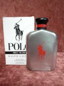 RRP £70 Boxed 125Ml Tester Bottle Of Ralph Lauren Polo Red Rush Eau De Toilette Spray