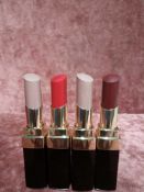 RRP £120 Gift Bag To Contain 4 Brand New Unused Testers Of Chanel Rouge Coco Lipstick In Assorted Sh