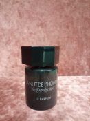 RRP £90 Unboxed 100 Ml Tester Bottle Of Yves Saint Laurent La Nuit De Lhomme Eau De Parfum Spray Ex-