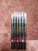 RRP £120 Lot To Contain 6 Tester Of Chanel Le Crayon Levres Precision Lip Definer In Assorted Shades