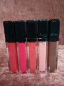 RRP £130 Gift Bag To Contain 5 Brand New Unused Testers Of Guerlain Kiss Kiss Liquid Shine In Assort