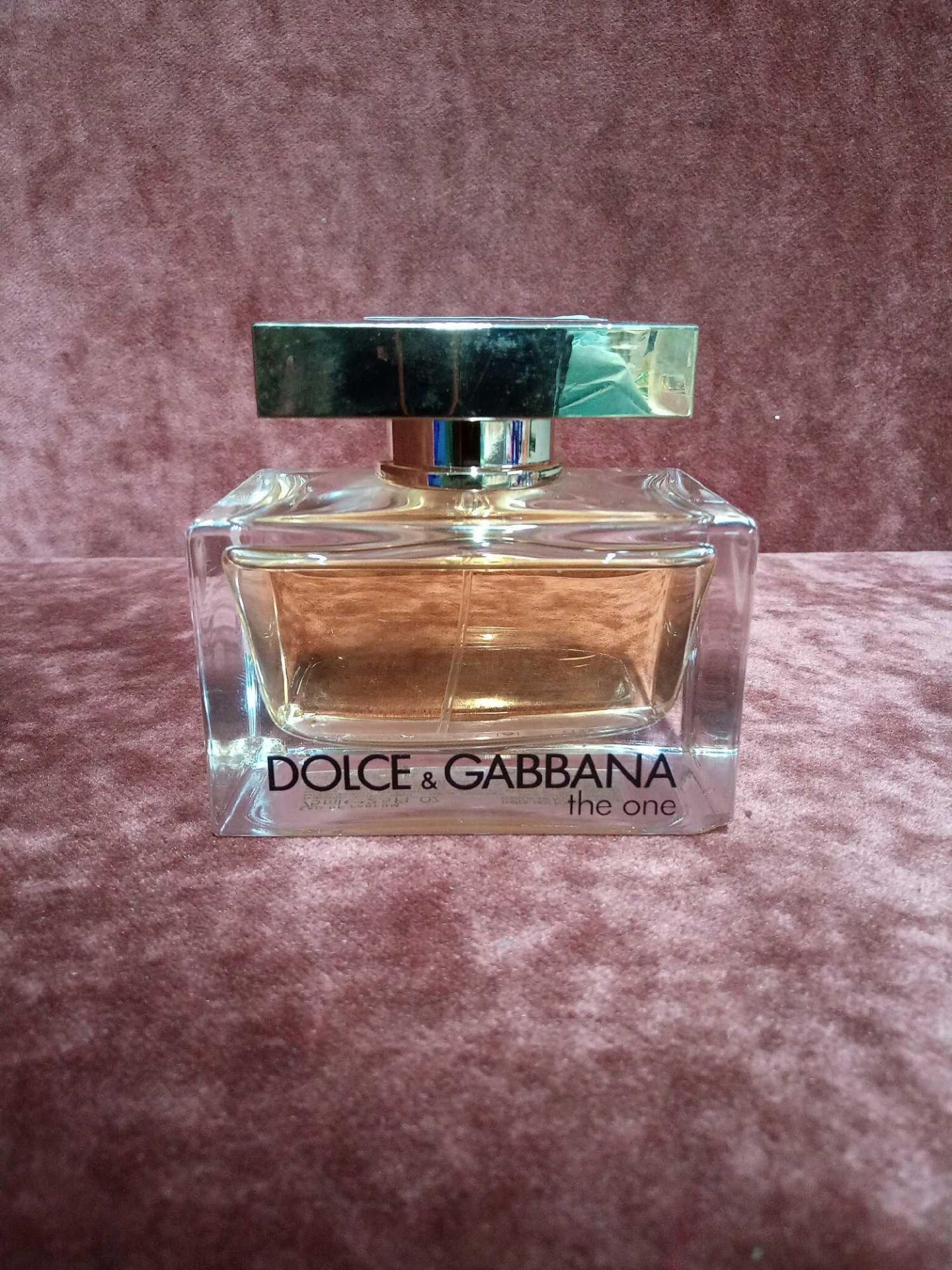RRP £80 Unboxed 75Ml Tester Bottle Of Dolce & Gabbana The One Eau De Parfum Ex-Display