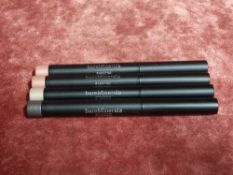RRP £60 Gift Bag To Contain 4 Brand New Unused Testers Of Bare Minerals Eyeshadow Stick In Assorted