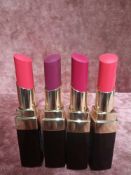 RRP £120 Gift Bag To Contain 4 Brand New Unused Testers Of Chanel Rouge Coco Lipstick In Assorted Sh