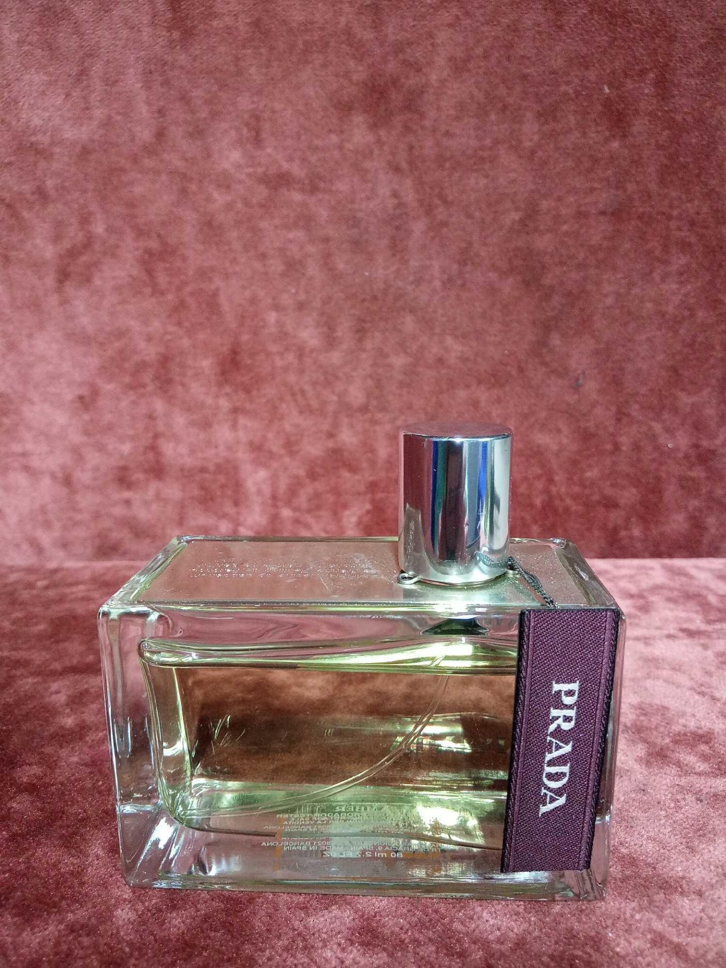 RRP £100 Unboxed 80Ml Tester Bottle Of Prada Amber Eau De Parfum Ex-Displau