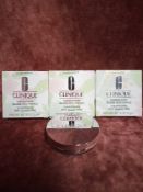 RRP £75 Gift Bag To Contain 3 Boxed Brand New Tester Of Clinique Superpowder Double Face Makeup In A