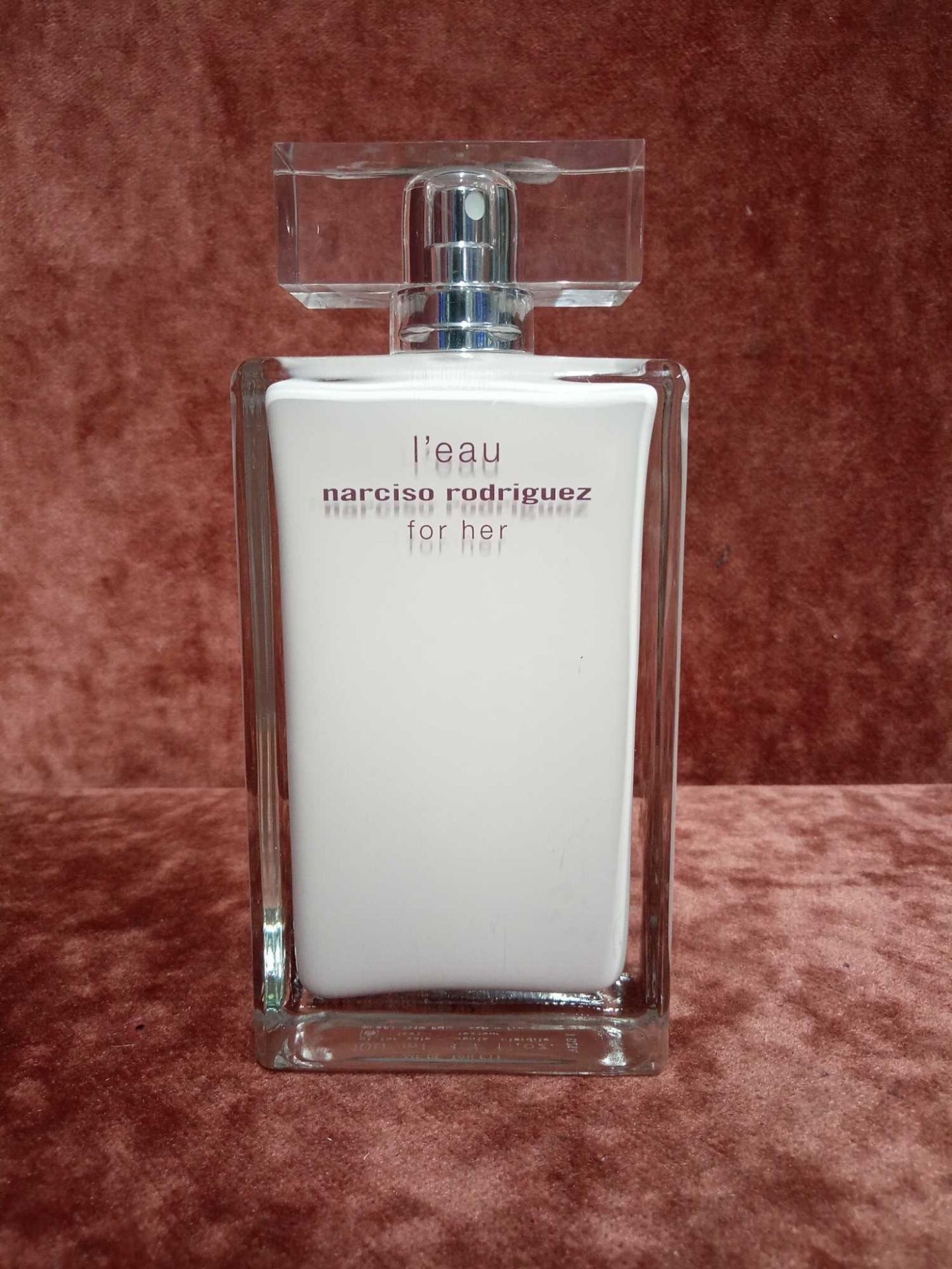 Rrp¬£90 Unboxed 100Ml Tester Bottle Of Narcisi Rodriguez L'Eau For Her Eau De Toilette Spray Ex-Disp