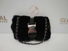 RRP £2000 Chanel Logo Belt Flap Shoulder Bag Black Canvas (Aao7979) Grade A (Appraisals Available On