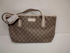 RRP £1320 Gucci Shoulder Tote Beige Shoulder Bag (Aao55030 Grade Ab (Appraisals Available Upon