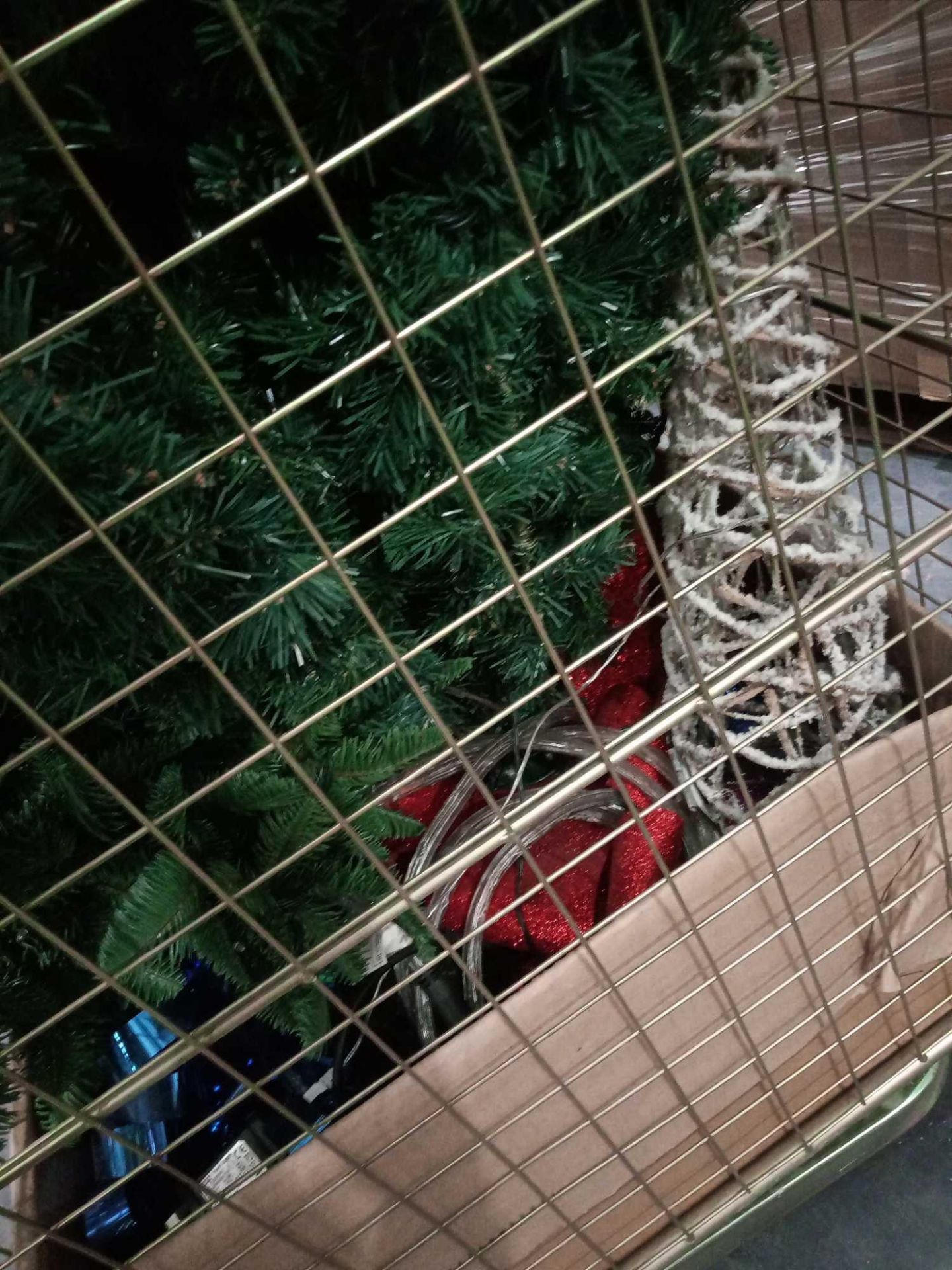 Combined RRP £300 Cage To Contain Christmas Tree And Christmas Decorations - Image 2 of 2