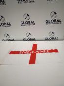 RRP £150 Lot To Contain 150 Brand New Sealed England Car Flags (30Cm X 46Cm)