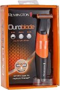 RRP £100 Lot To Contain 4 Boxed Remington Durablade Shaver For Trim, Shave And Style